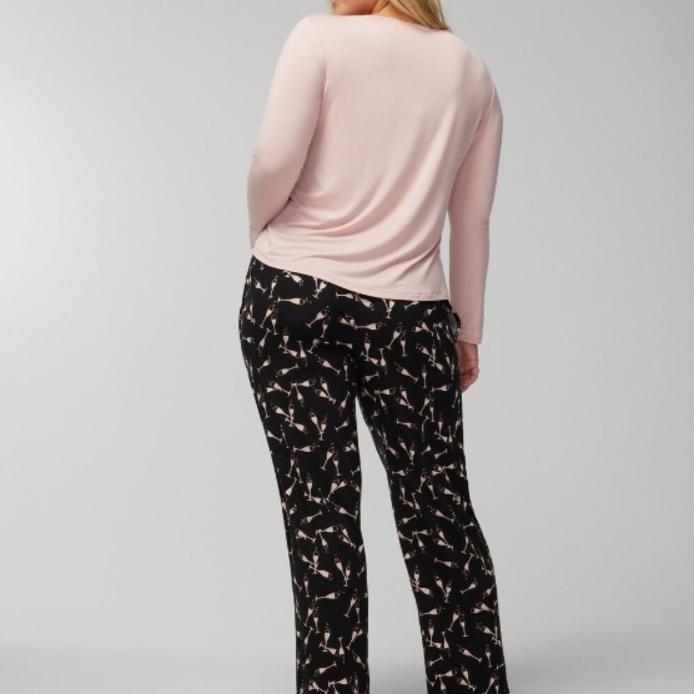 NWT Soma COOL NIGHTS Long Sleeve Pj Set - Picture 5 of 5